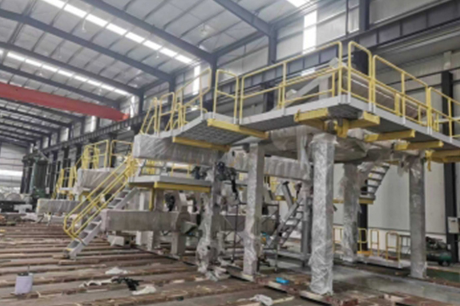 Štruktúra zariadenia na výrobu papiera